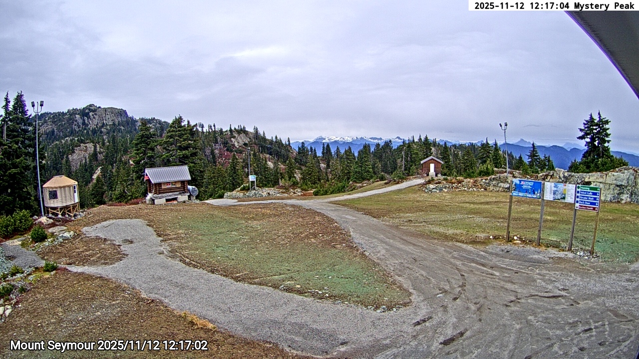 Webcam frame from Mount Seymour at 2025/11/12 12:00