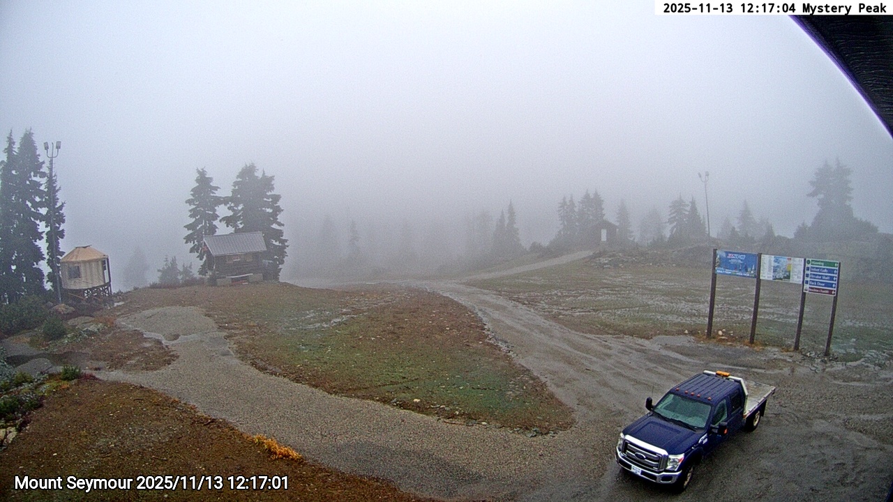 Webcam frame from Mount Seymour at 2025/11/13 12:00