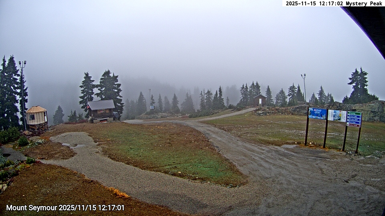 Webcam frame from Mount Seymour at 2025/11/15 12:00