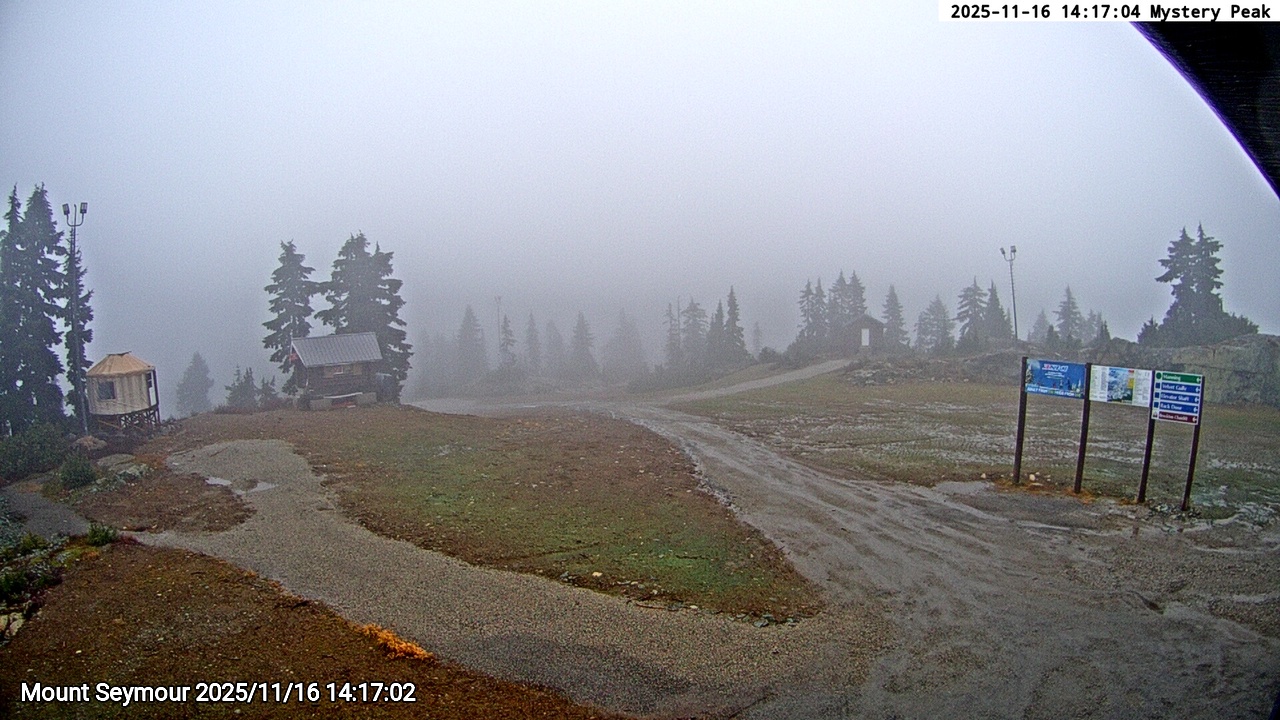 Webcam frame from Mount Seymour on 2025/11/16