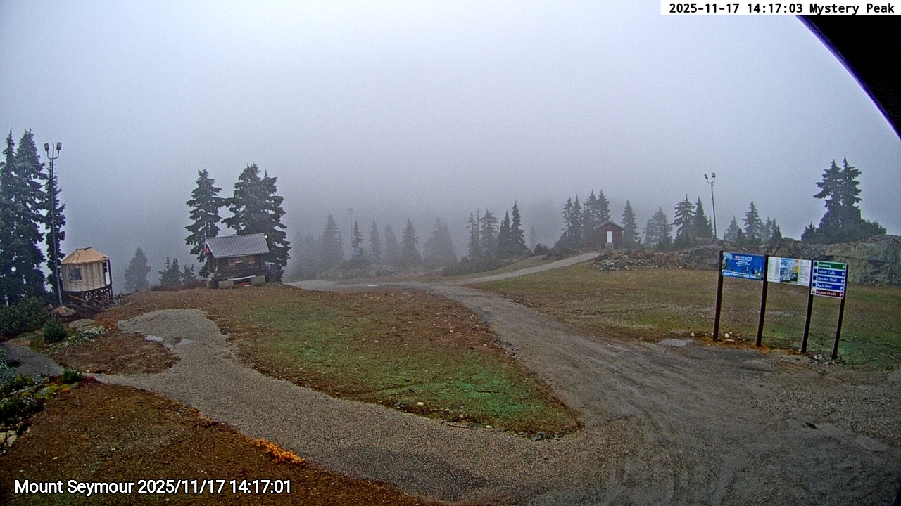 Webcam frame from Mount Seymour on 2025/11/17