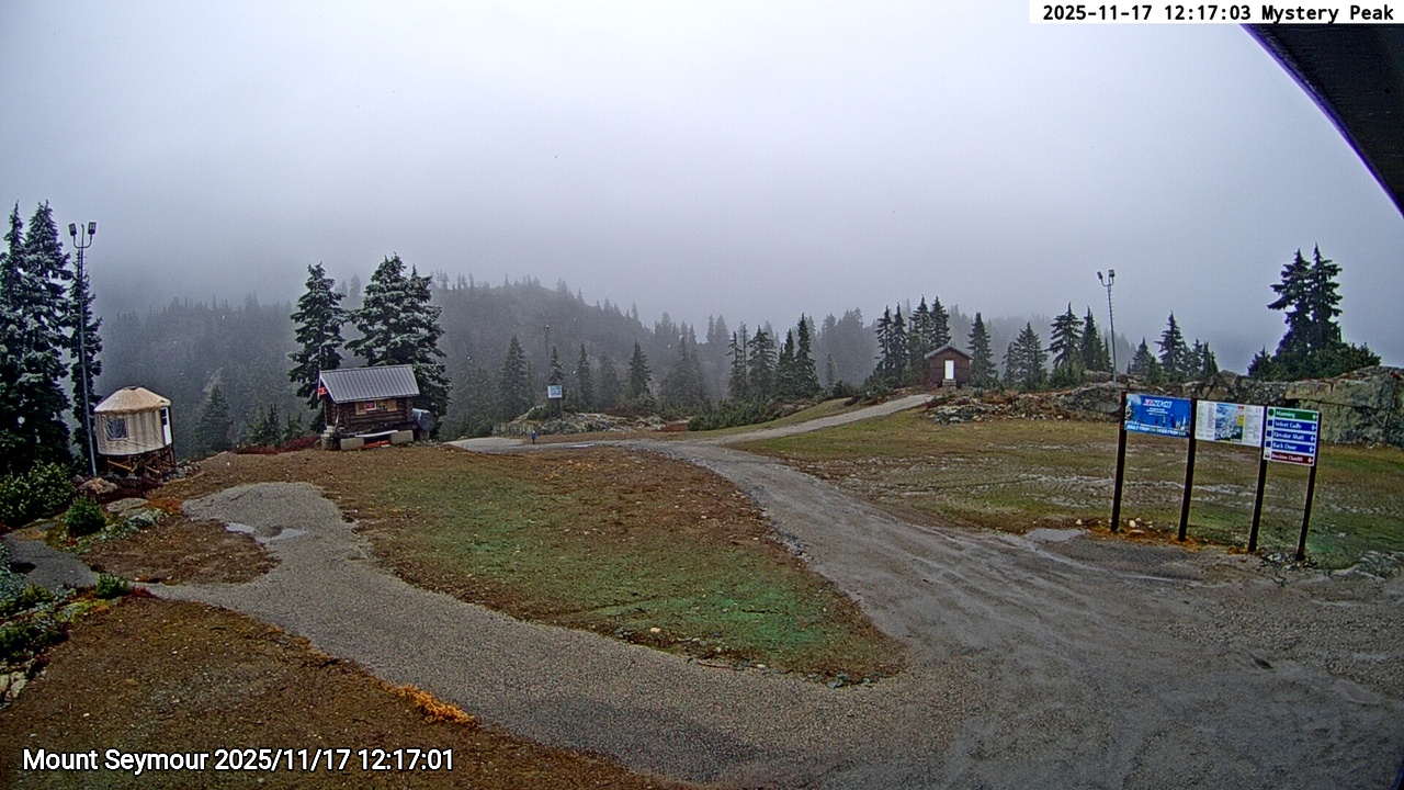 Webcam frame from Mount Seymour at 2025/11/17 12:00
