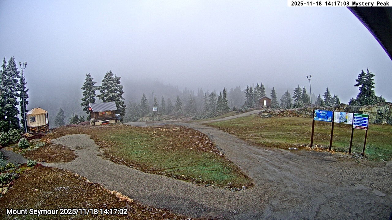 Webcam frame from Mount Seymour on 2025/11/18