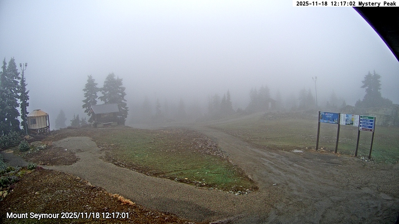 Webcam frame from Mount Seymour at 2025/11/18 12:00