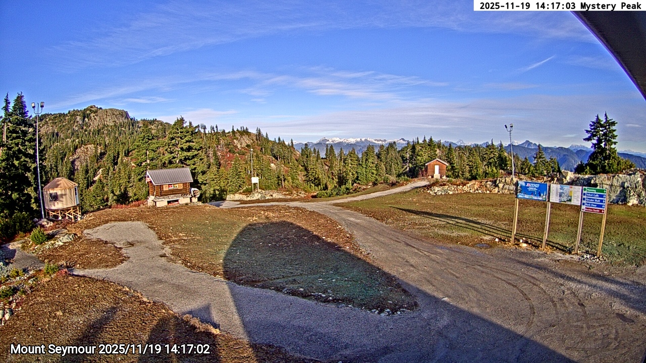 Webcam frame from Mount Seymour on 2025/11/19