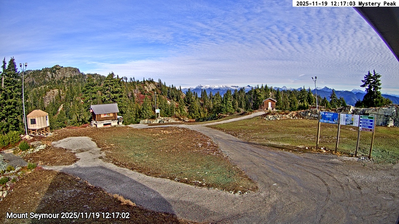 Webcam frame from Mount Seymour at 2025/11/19 12:00