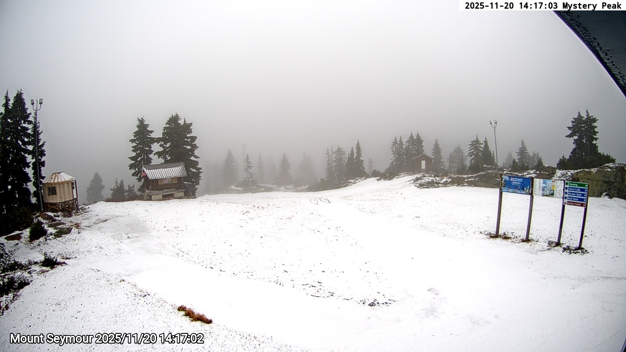 Webcam frame from Mount Seymour on 2025/11/20