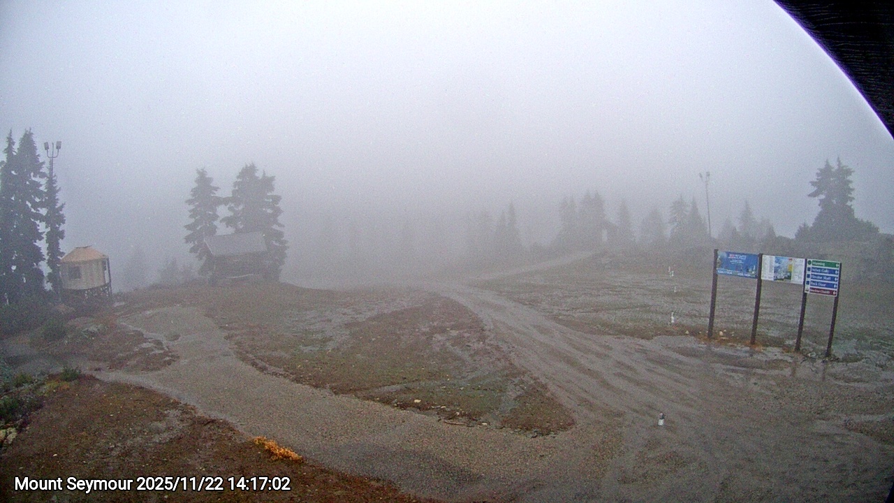 Webcam frame from Mount Seymour on 2025/11/22