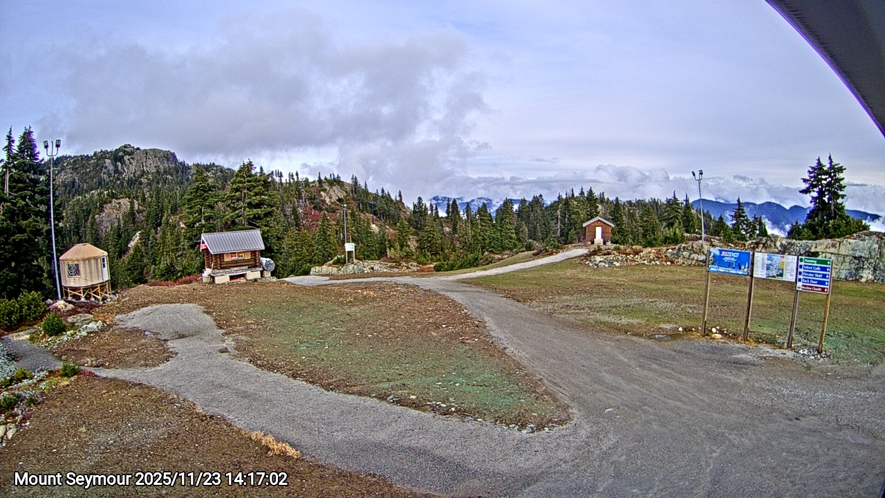 Webcam frame from Mount Seymour on 2025/11/23