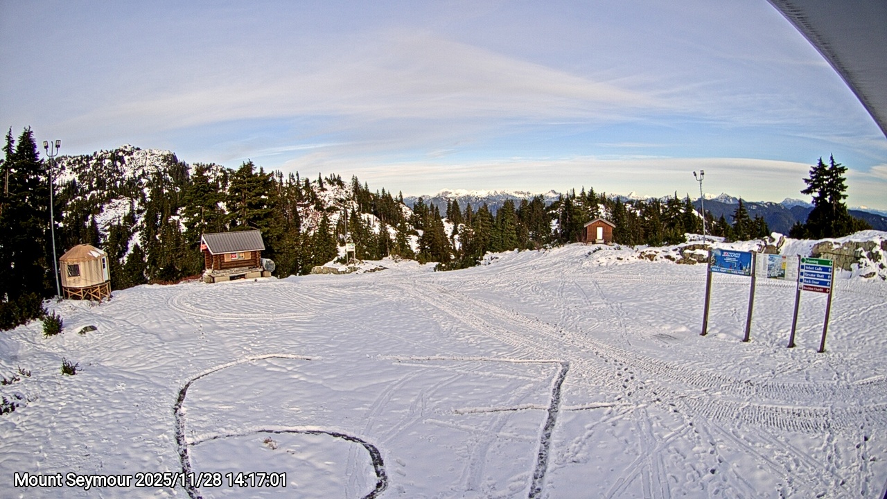 Webcam frame from Mount Seymour on 2025/11/28