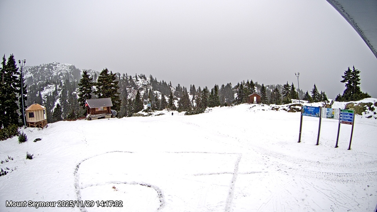 Webcam frame from Mount Seymour on 2025/11/29