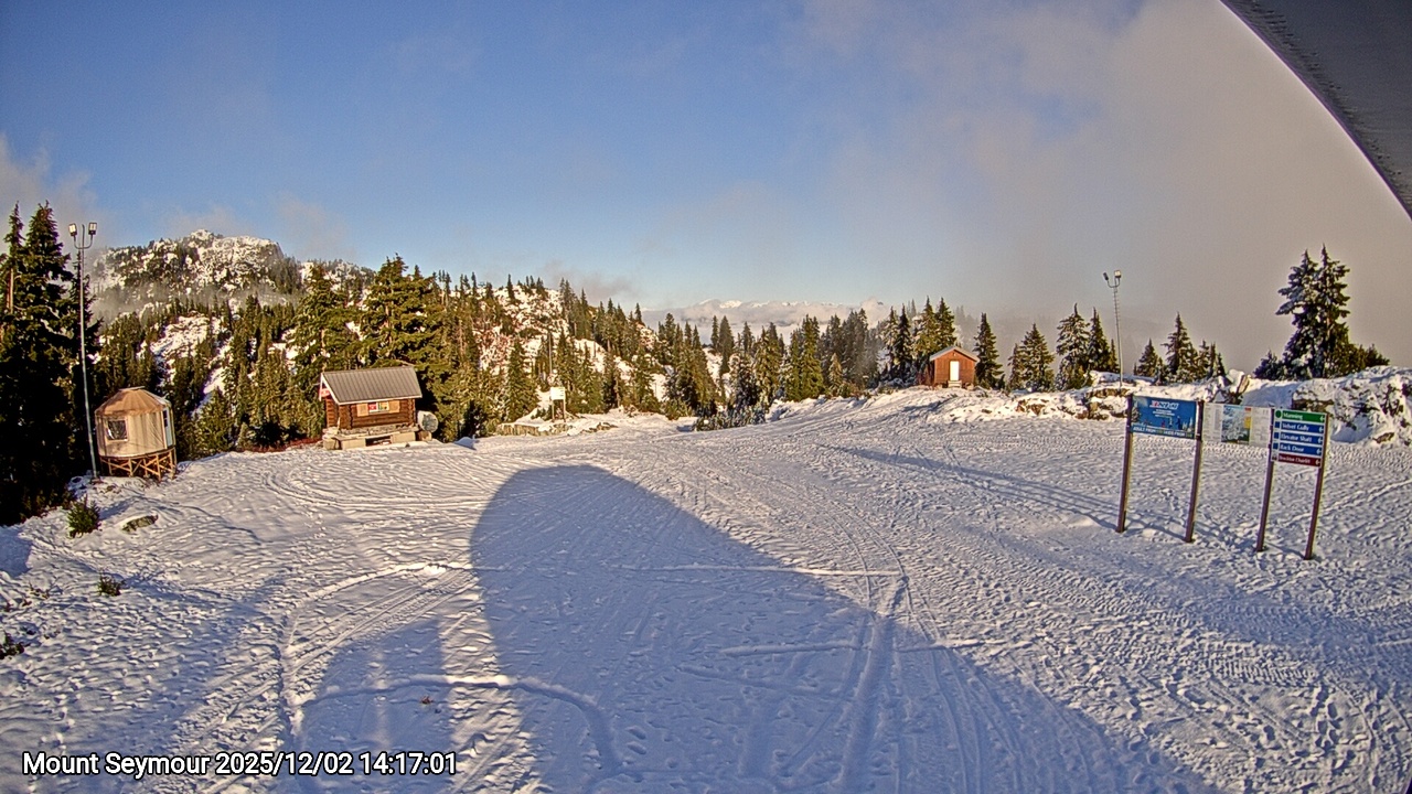 Webcam frame from Mount Seymour on 2025/12/02