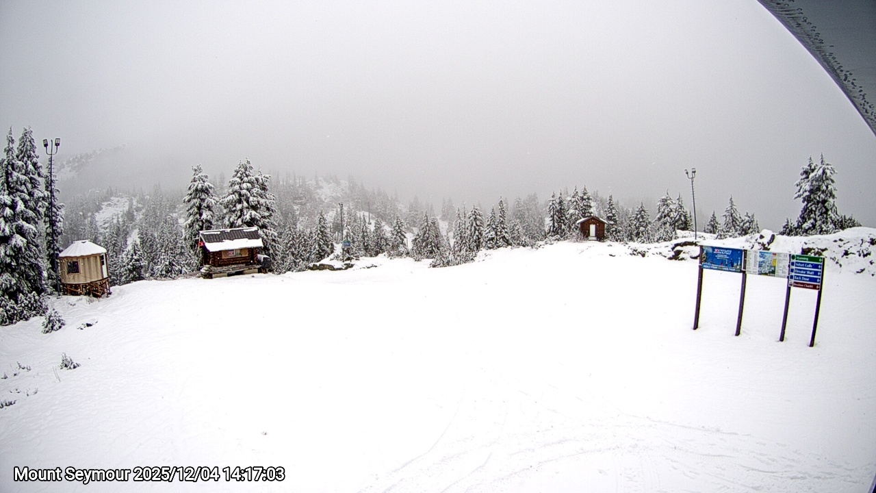 Webcam frame from Mount Seymour on 2025/12/04
