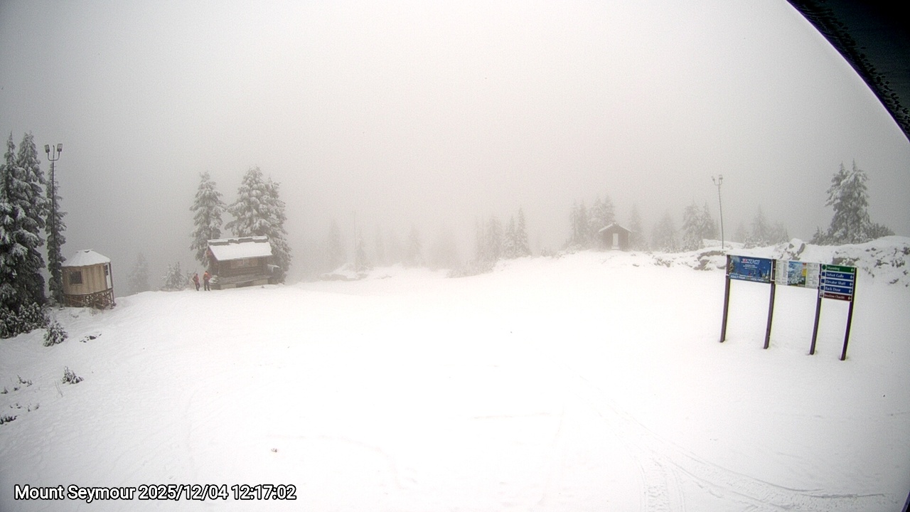 Webcam frame from Mount Seymour at 2025/12/04 12:00