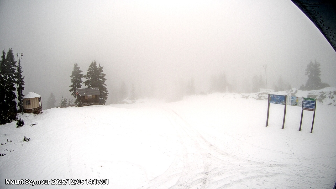 Webcam frame from Mount Seymour on 2025/12/05