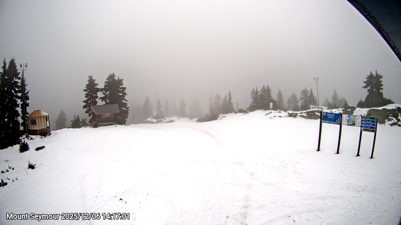 Webcam frame from Mount Seymour on 2025/12/06