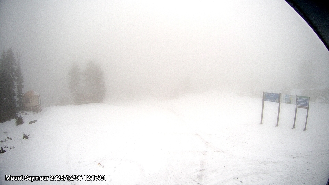 Webcam frame from Mount Seymour at 2025/12/06 12:00