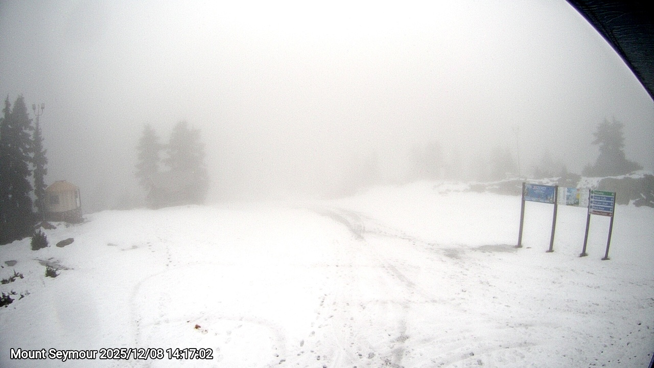 Webcam frame from Mount Seymour on 2025/12/08