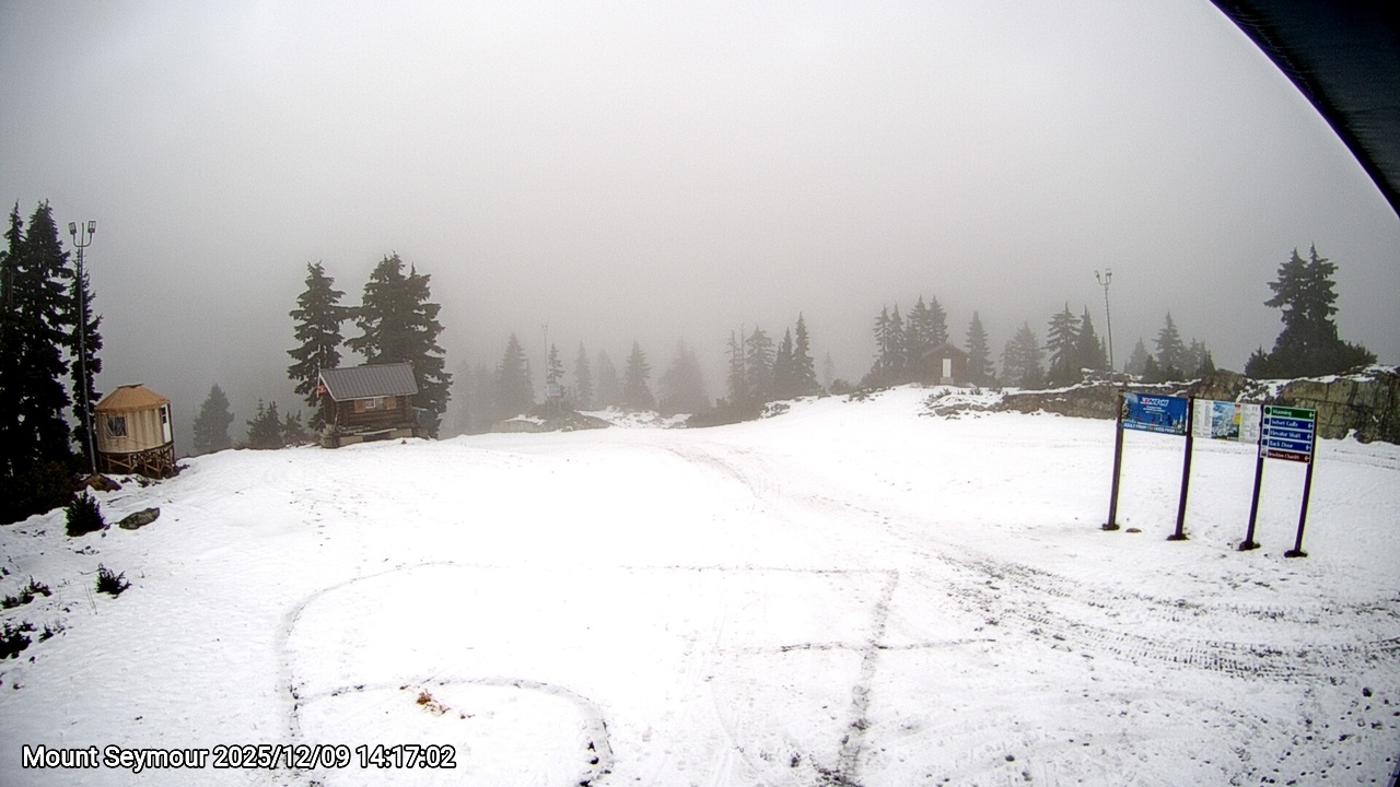 Webcam frame from Mount Seymour on 2025/12/09