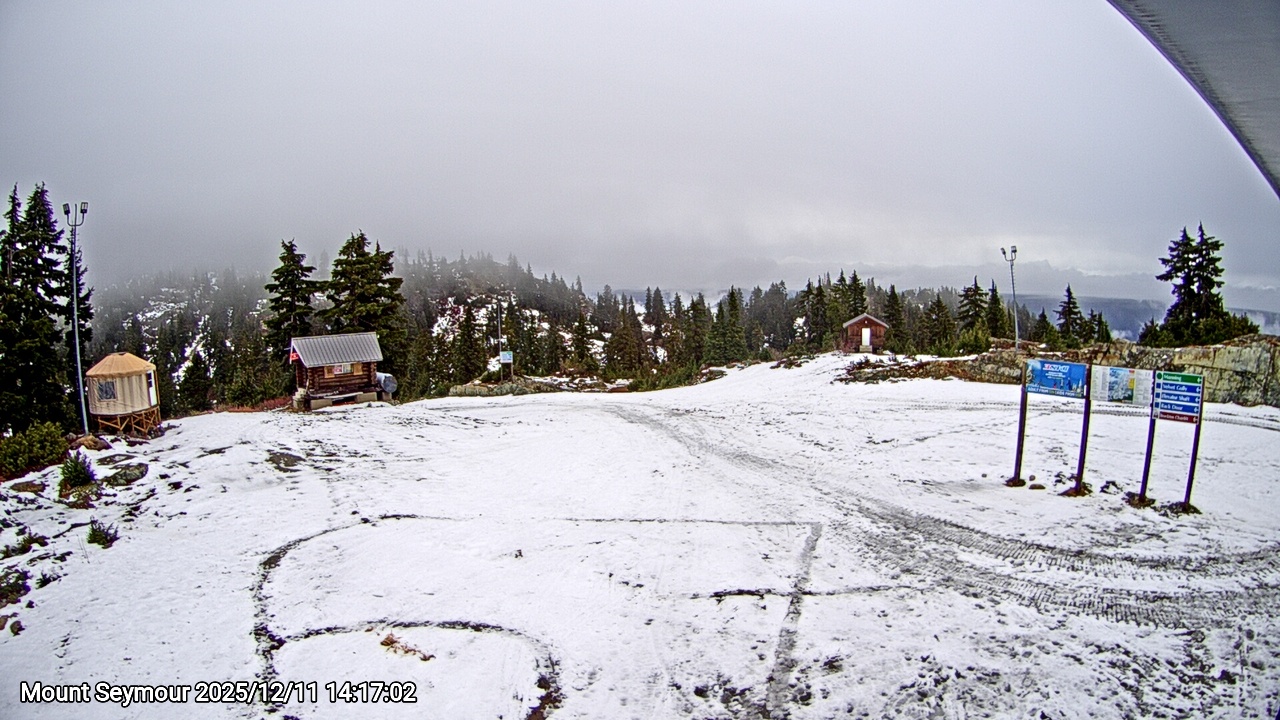 Webcam frame from Mount Seymour on 2025/12/11