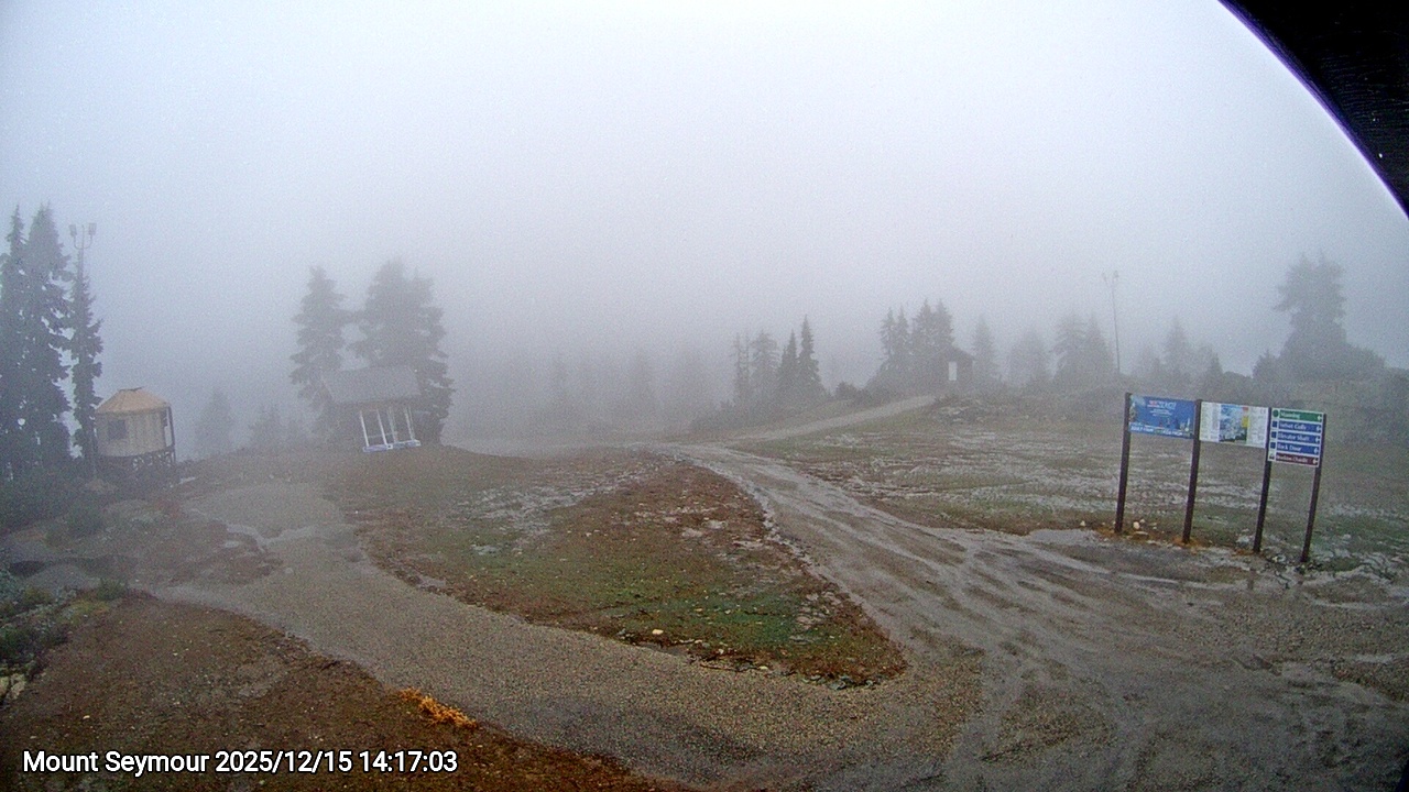Webcam frame from Mount Seymour on 2025/12/15