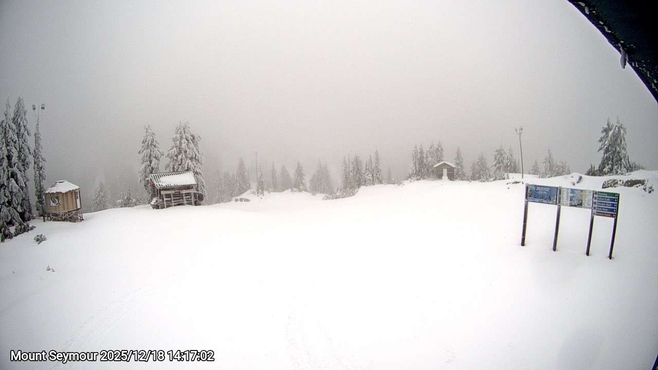 Webcam frame from Mount Seymour on 2025/12/18