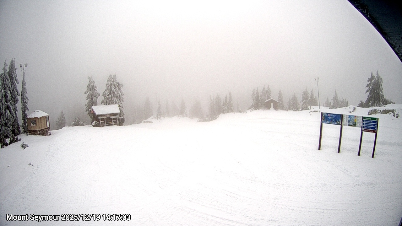 Webcam frame from Mount Seymour on 2025/12/19