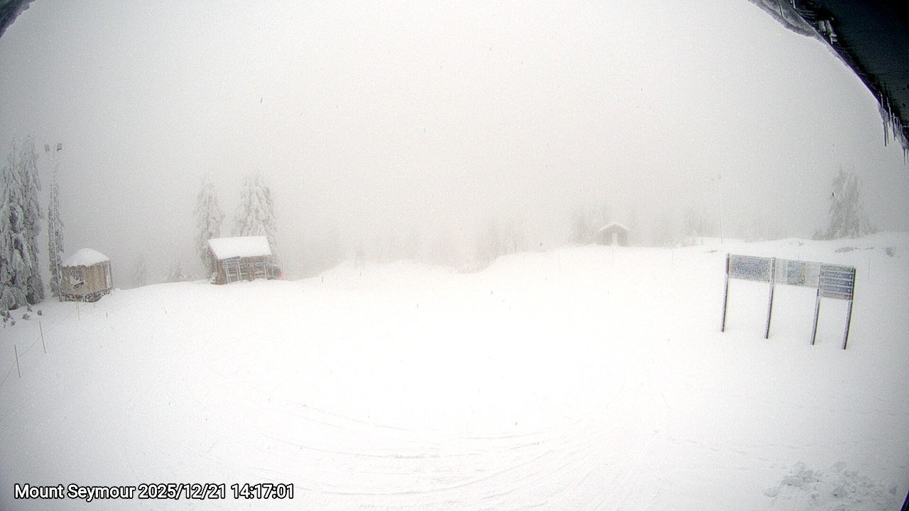 Webcam frame from Mount Seymour on 2025/12/21