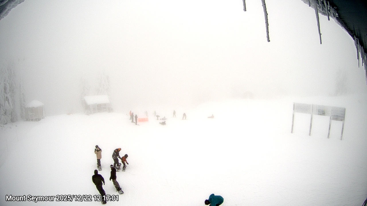 Webcam frame from Mount Seymour at 2025/12/22 12:00