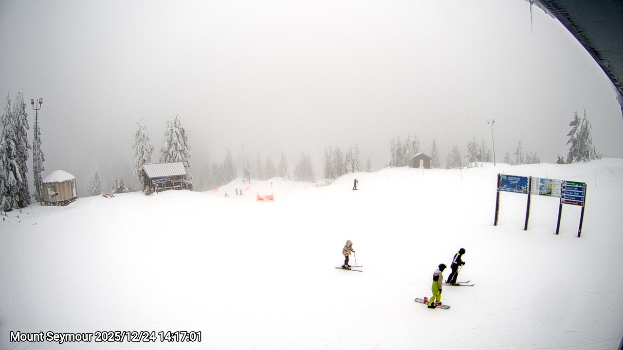 Webcam frame from Mount Seymour on 2025/12/24