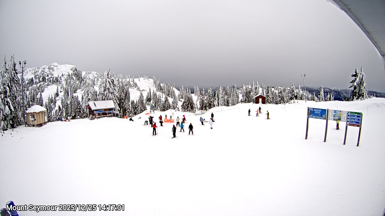 Webcam frame from Mount Seymour on 2025/12/25