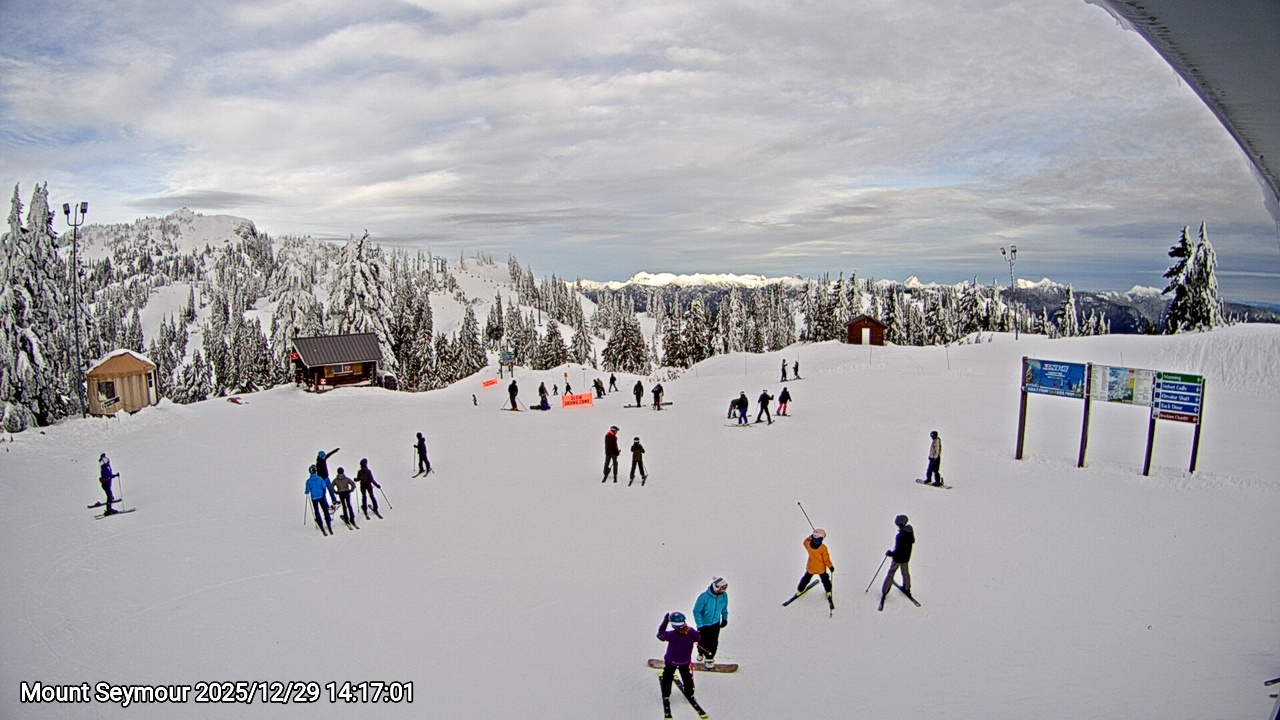 Webcam frame from Mount Seymour on 2025/12/29