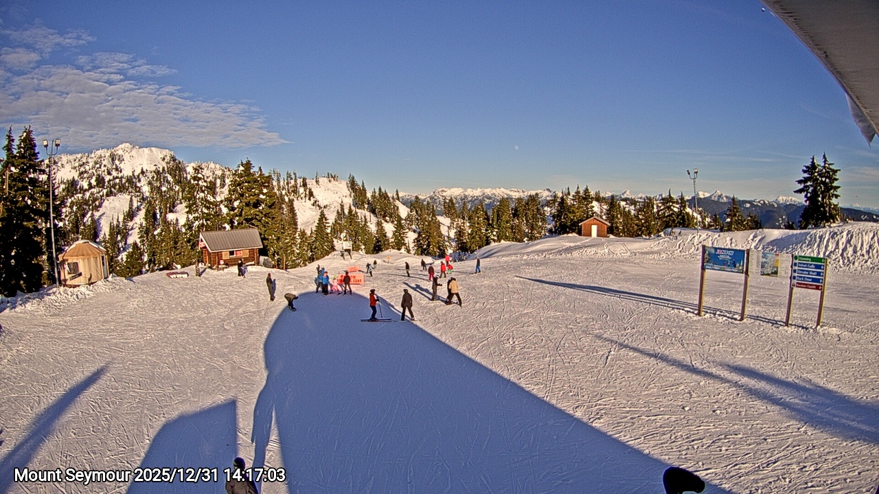 Webcam frame from Mount Seymour on 2025/12/31