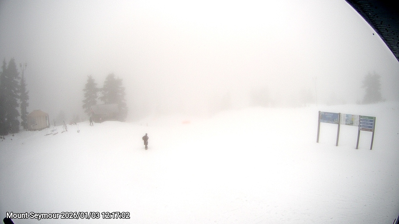 Webcam frame from Mount Seymour at 2026/01/03 12:00