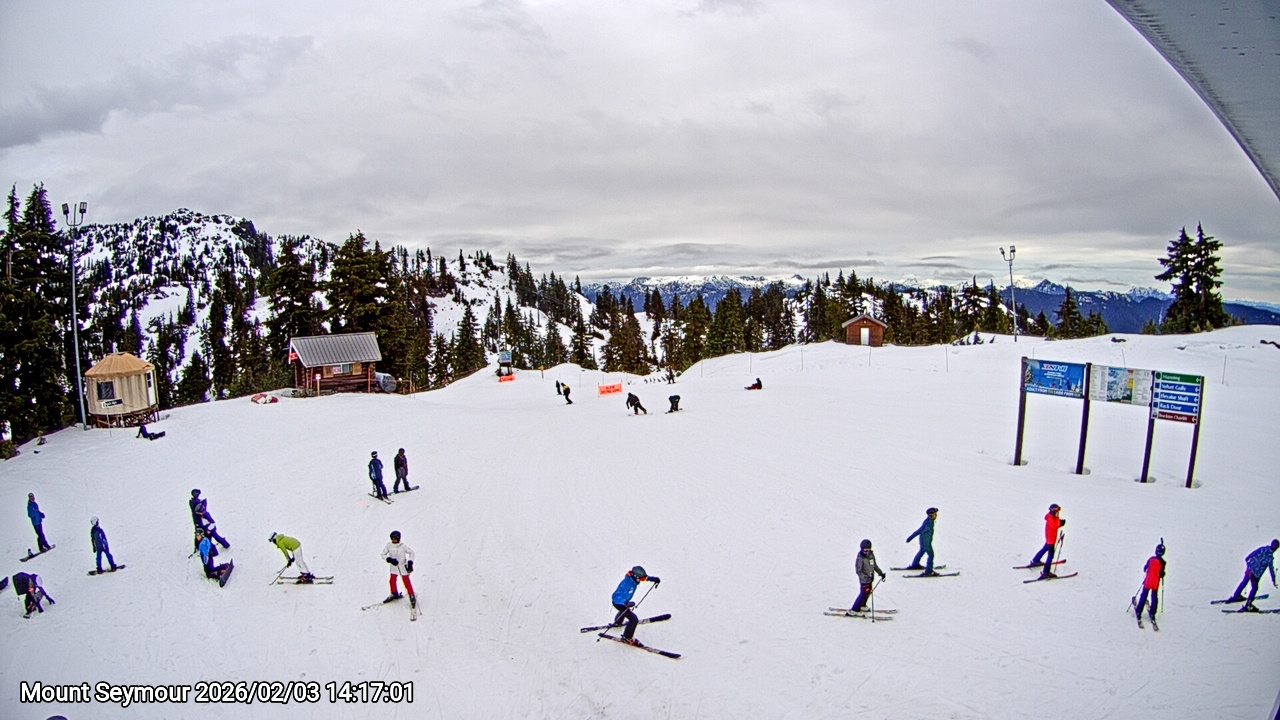 Webcam frame from Mount Seymour on 2026/02/03