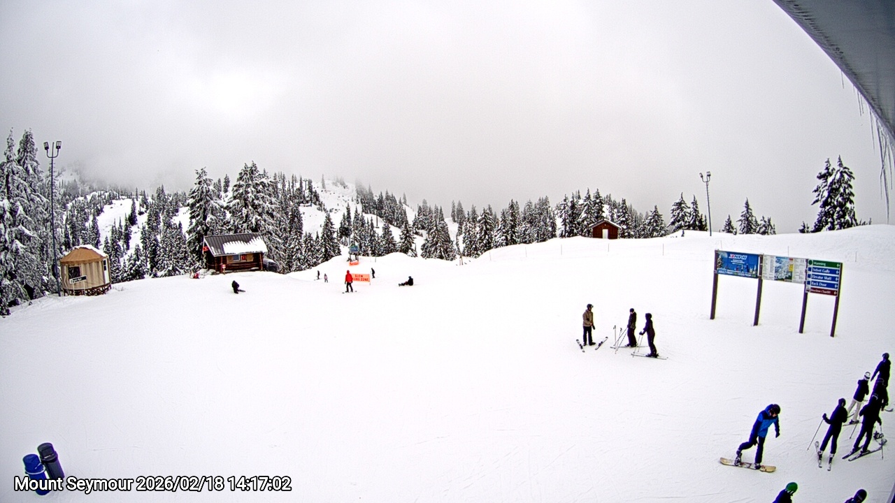 Webcam frame from Mount Seymour on 2026/02/18
