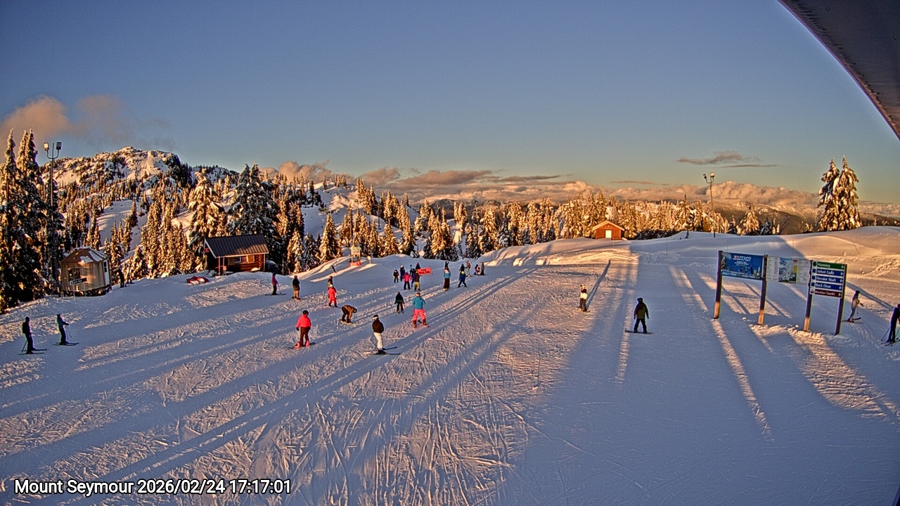 Webcam frame from Mount Seymour at 2026/02/24 17:00