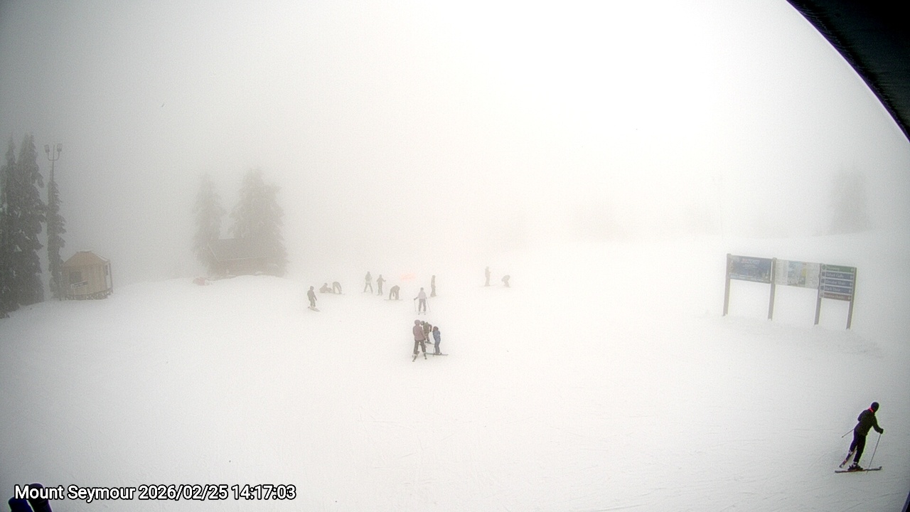 Webcam frame from Mount Seymour on 2026/02/25