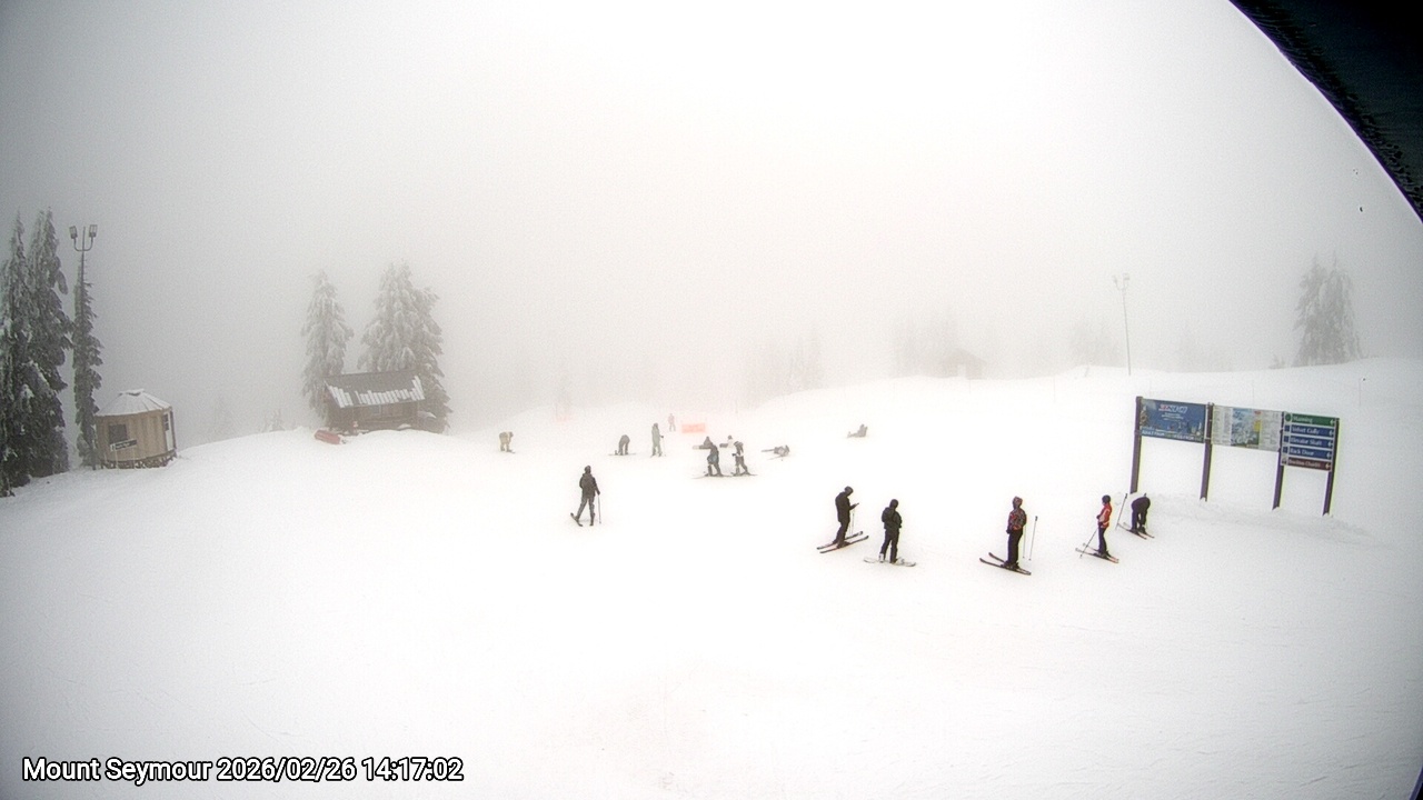 Webcam frame from Mount Seymour on 2026/02/26