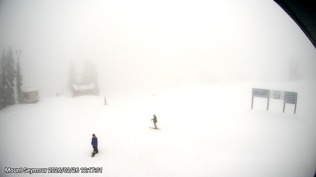 Webcam frame from Mount Seymour at 2026/02/26 12:00