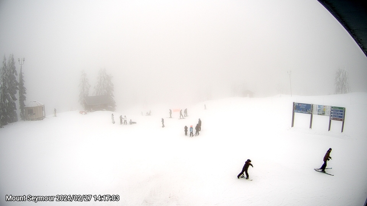 Webcam frame from Mount Seymour on 2026/02/27