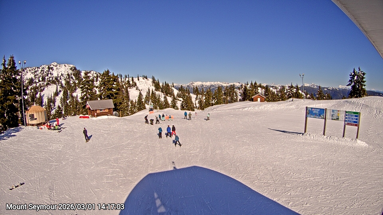 Webcam frame from Mount Seymour on 2026/03/01