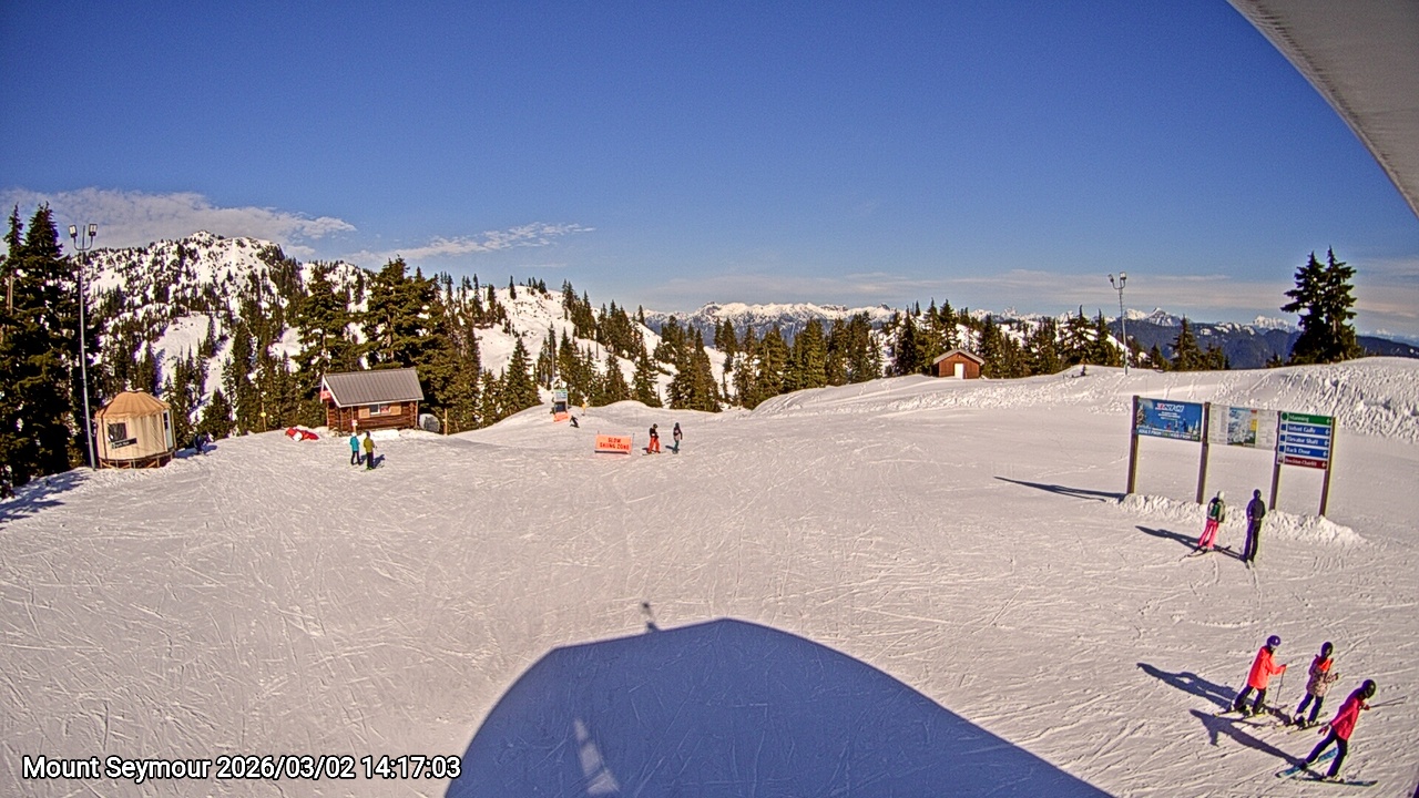 Webcam frame from Mount Seymour on 2026/03/02