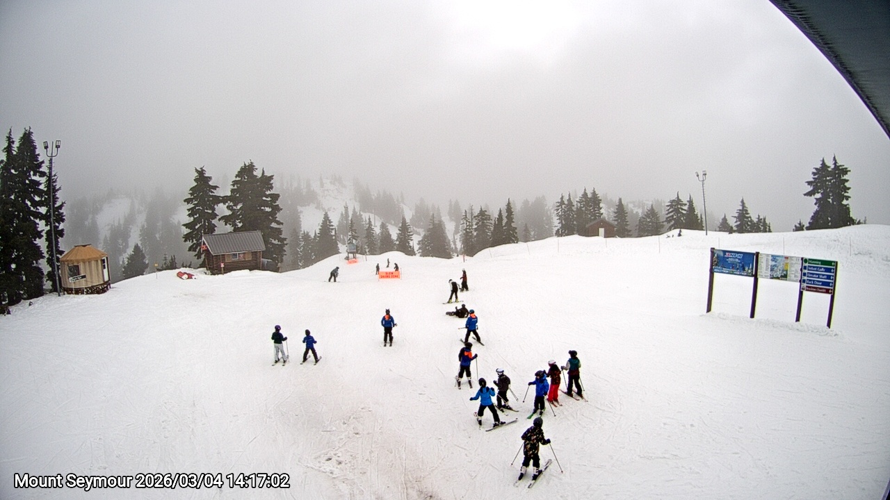 Webcam frame from Mount Seymour on 2026/03/04