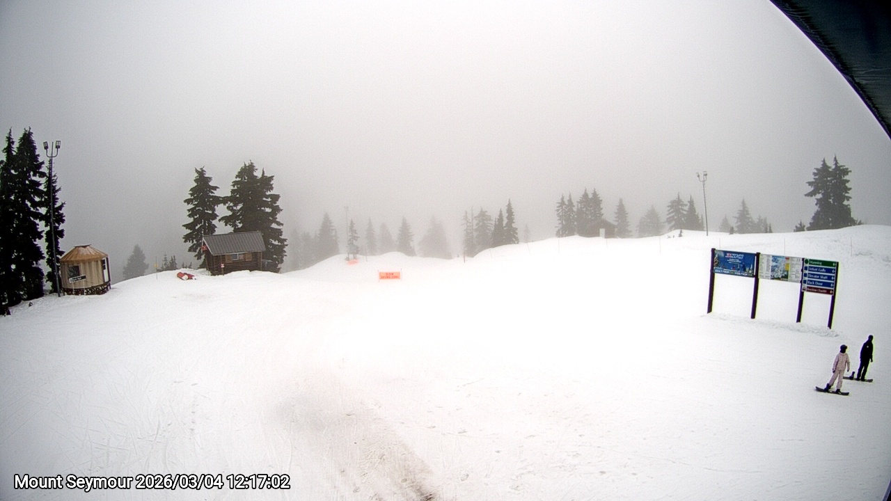 Webcam frame from Mount Seymour at 2026/03/04 12:00