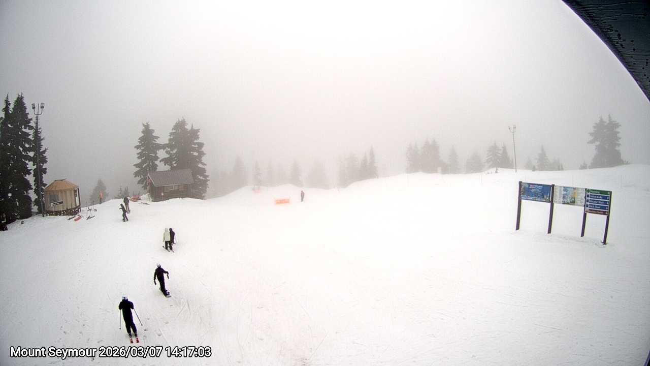 Webcam frame from Mount Seymour on 2026/03/07