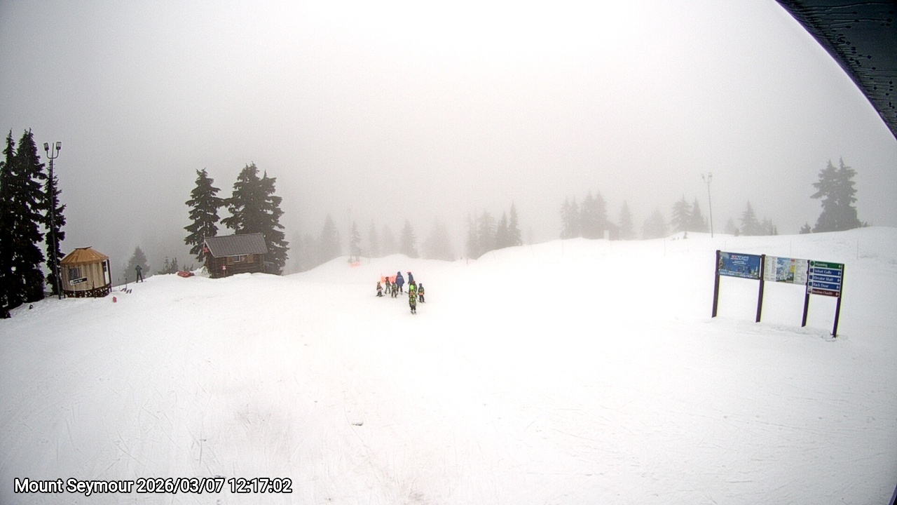 Webcam frame from Mount Seymour at 2026/03/07 12:00