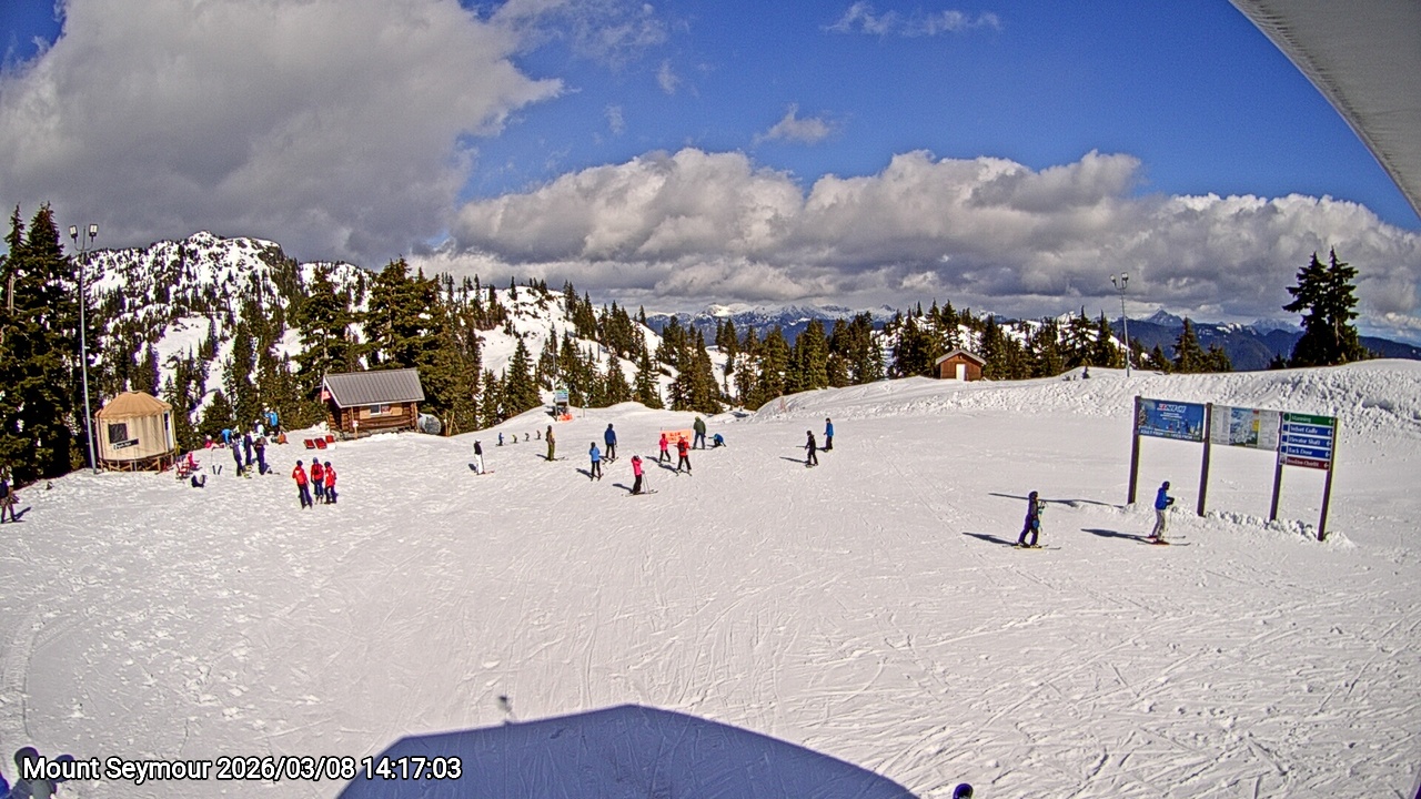 Webcam frame from Mount Seymour on 2026/03/08