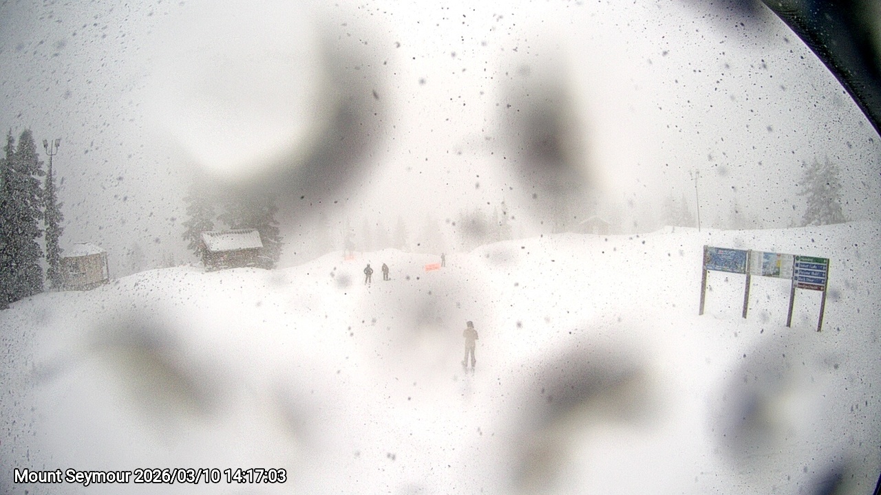 Webcam frame from Mount Seymour on 2026/03/10