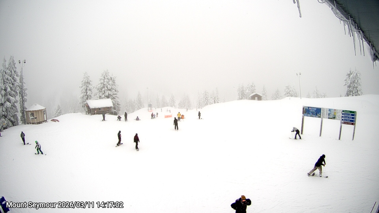Webcam frame from Mount Seymour on 2026/03/11